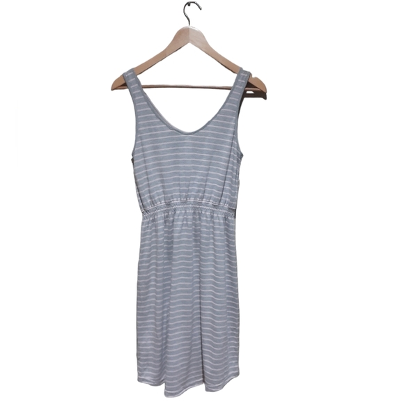 Orb Women's Dress Jersey Tank Gray Pink Stripe Size XS - Picture 3 of 5